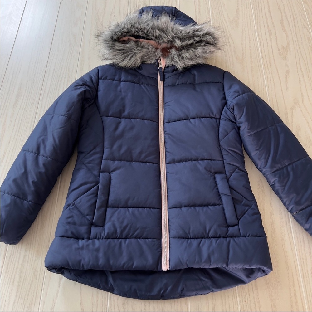 Like-new Rothschild blue puffer jacket 10/12